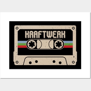 Personalized Kraftwerk Name Birthday Vintage Cassette Tape Posters and Art